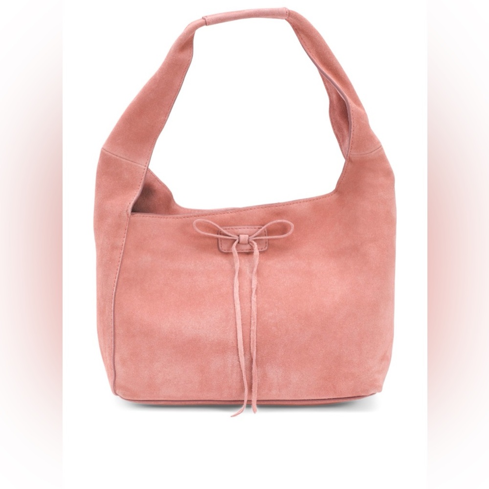 NWT Lucky Brand Suede Hobo shoulder bag in color BRICKDUST factory wrapped